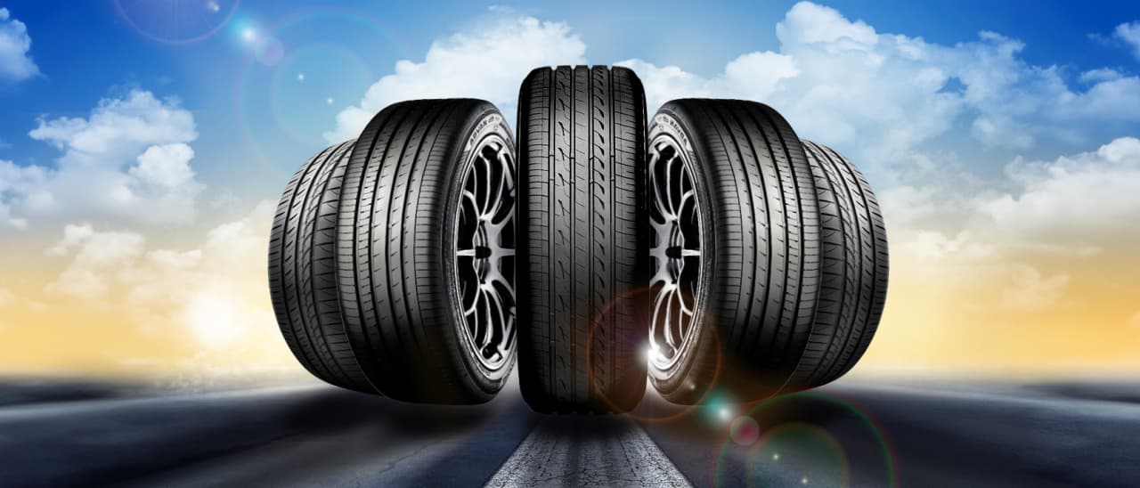 各メーカーの新品タイヤイメージ